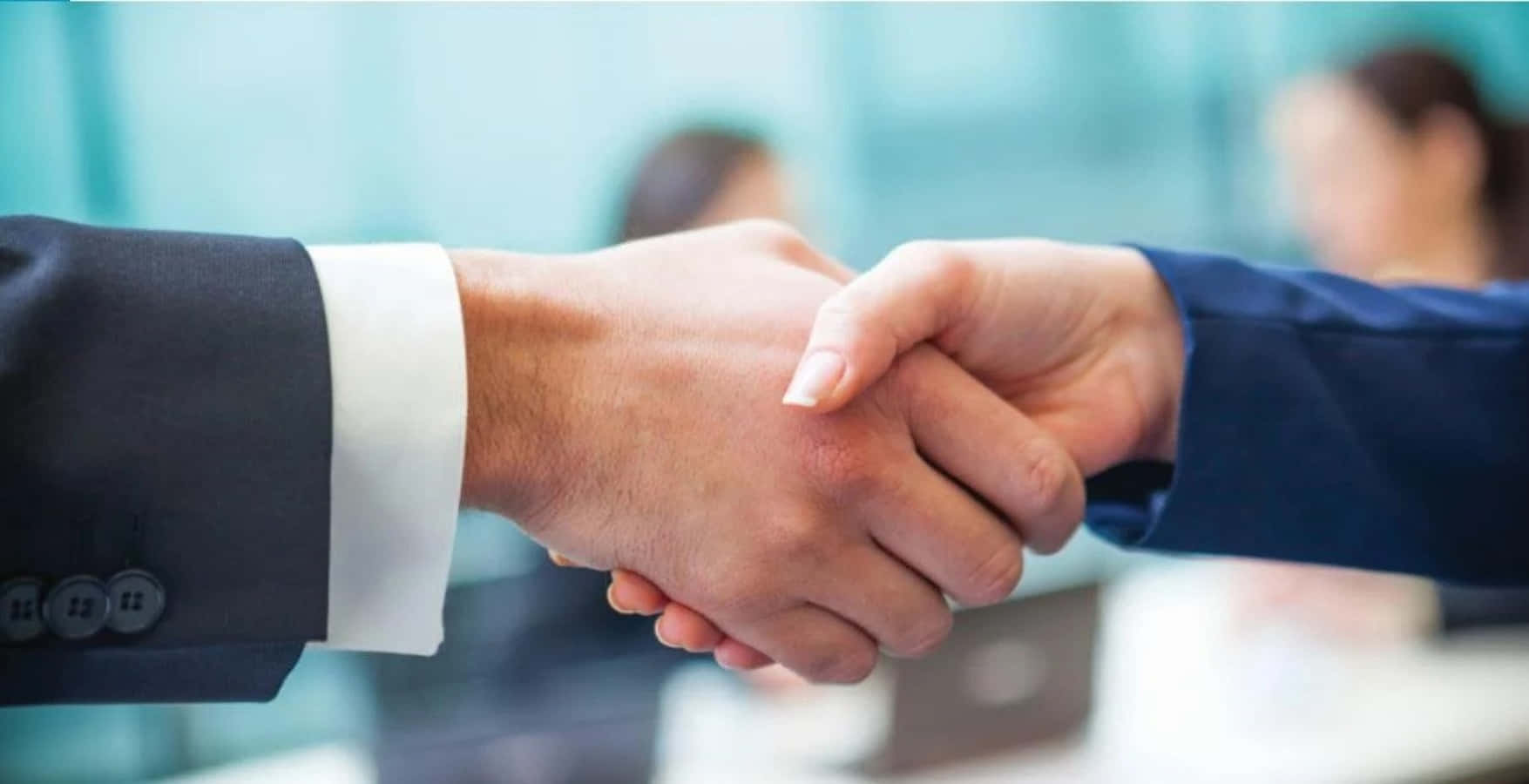 Formal Handshake In Office Picture