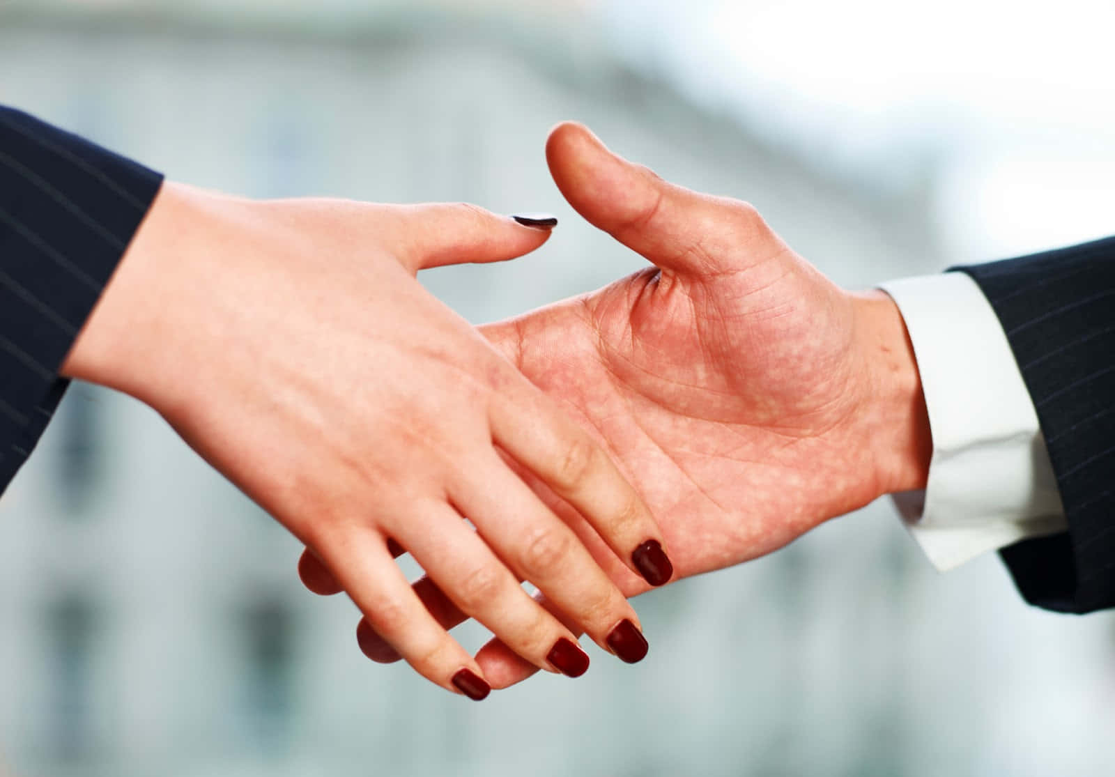 Male And Female Handshake Picture