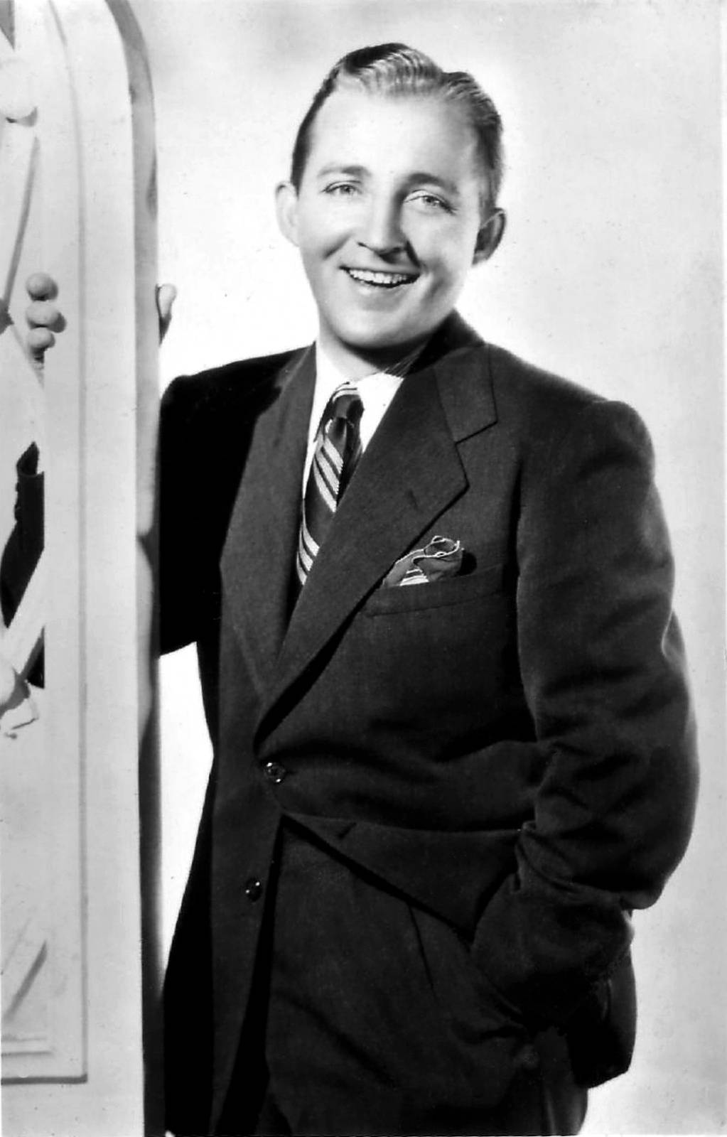 Handsome Bing Crosby Smiling Wallpaper