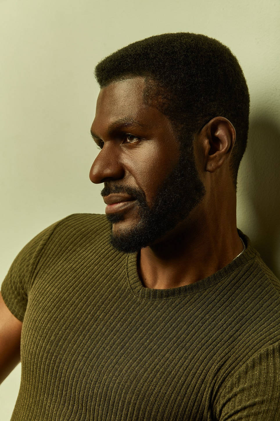 Handsome Black Man Model Wallpaper