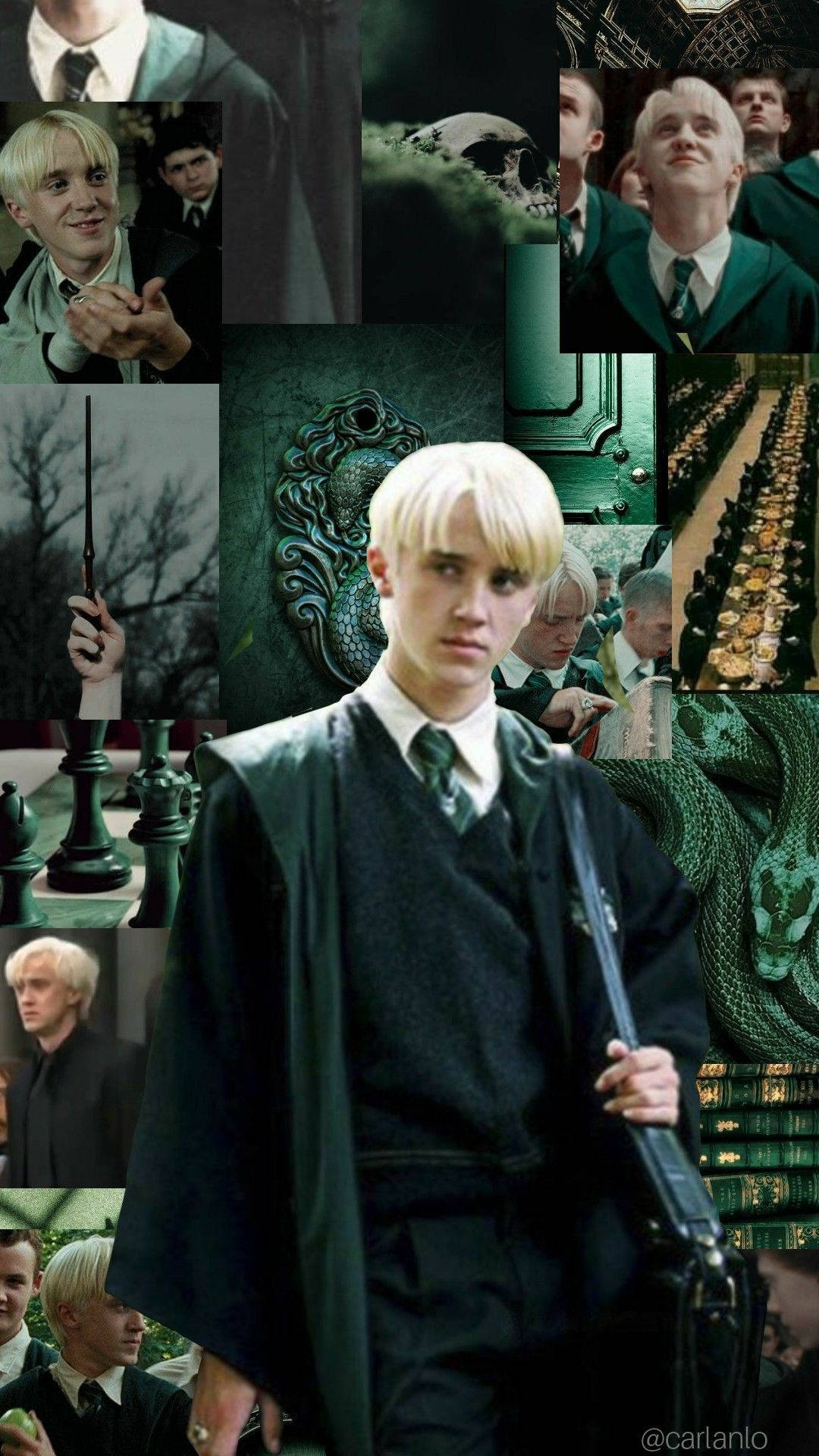 Handsome Draco Malfoy Aesthetic Background