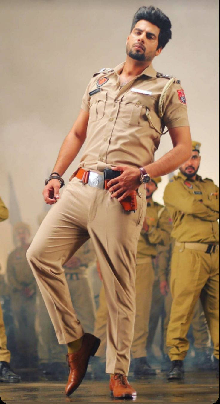Handsome Indian Police From Movie
