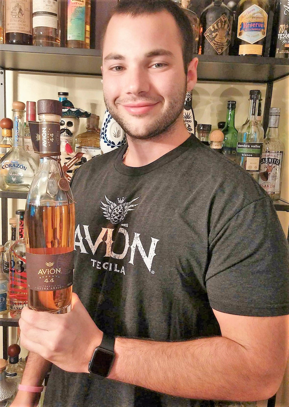Handsome Man With Avion Tequila Wallpaper