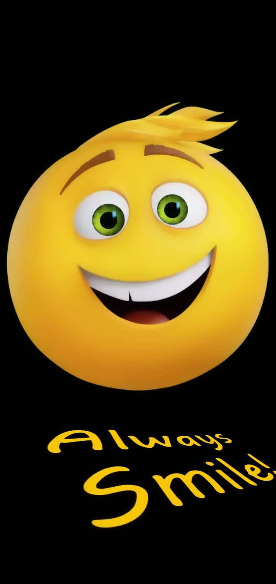 Sorrisoaffascinante Emoji Sorriso Sempre Sfondo