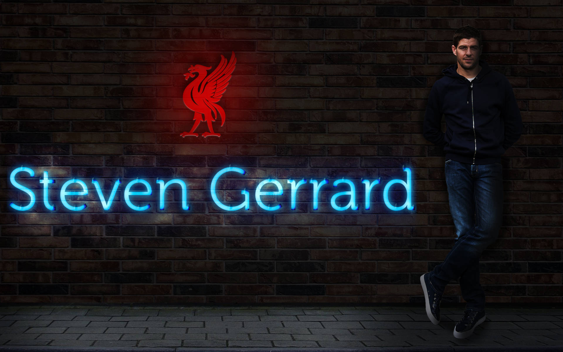 Handsome Steven Gerrard Background