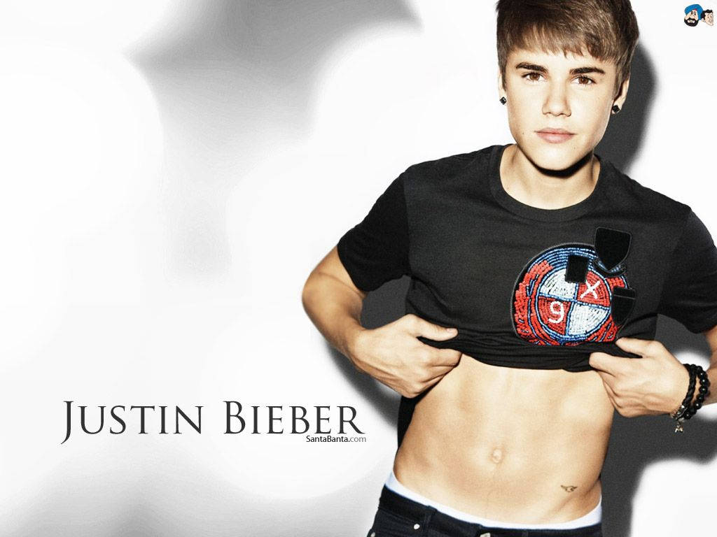 Handsome Teen Justin Bieber Background