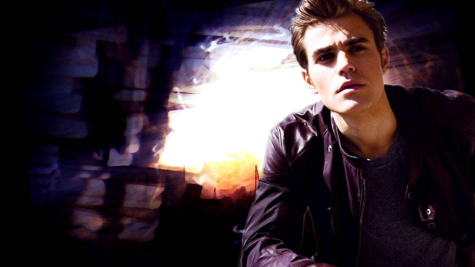 Handsome Vampire Stefan Salvatore Wallpaper