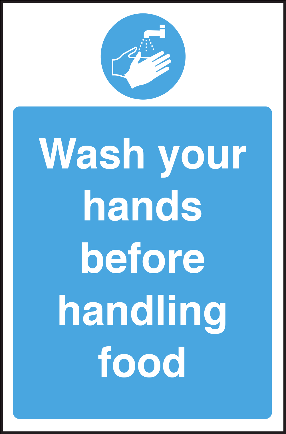 Handwashing Instruction Sign PNG