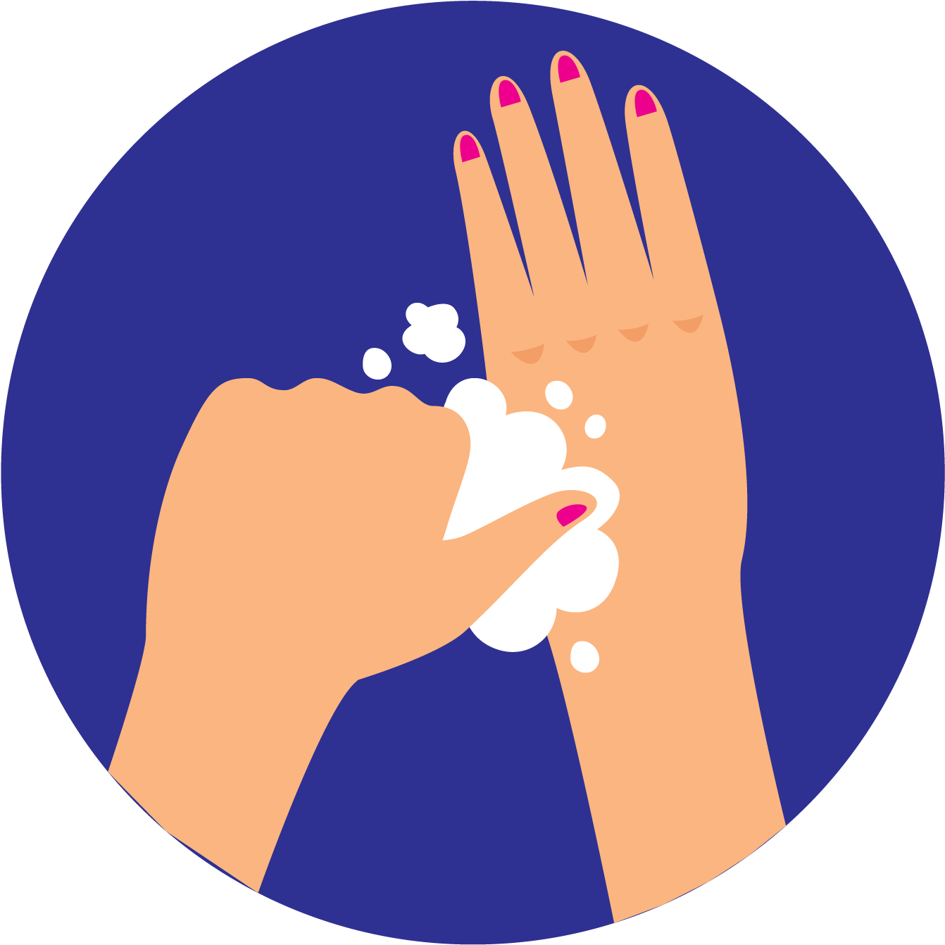 Handwashing Step Soap Application PNG