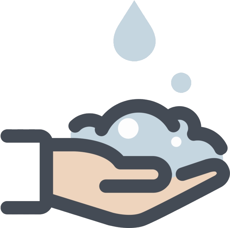Handwashing_ Icon_with_ Soap_and_ Water_ Droplets PNG
