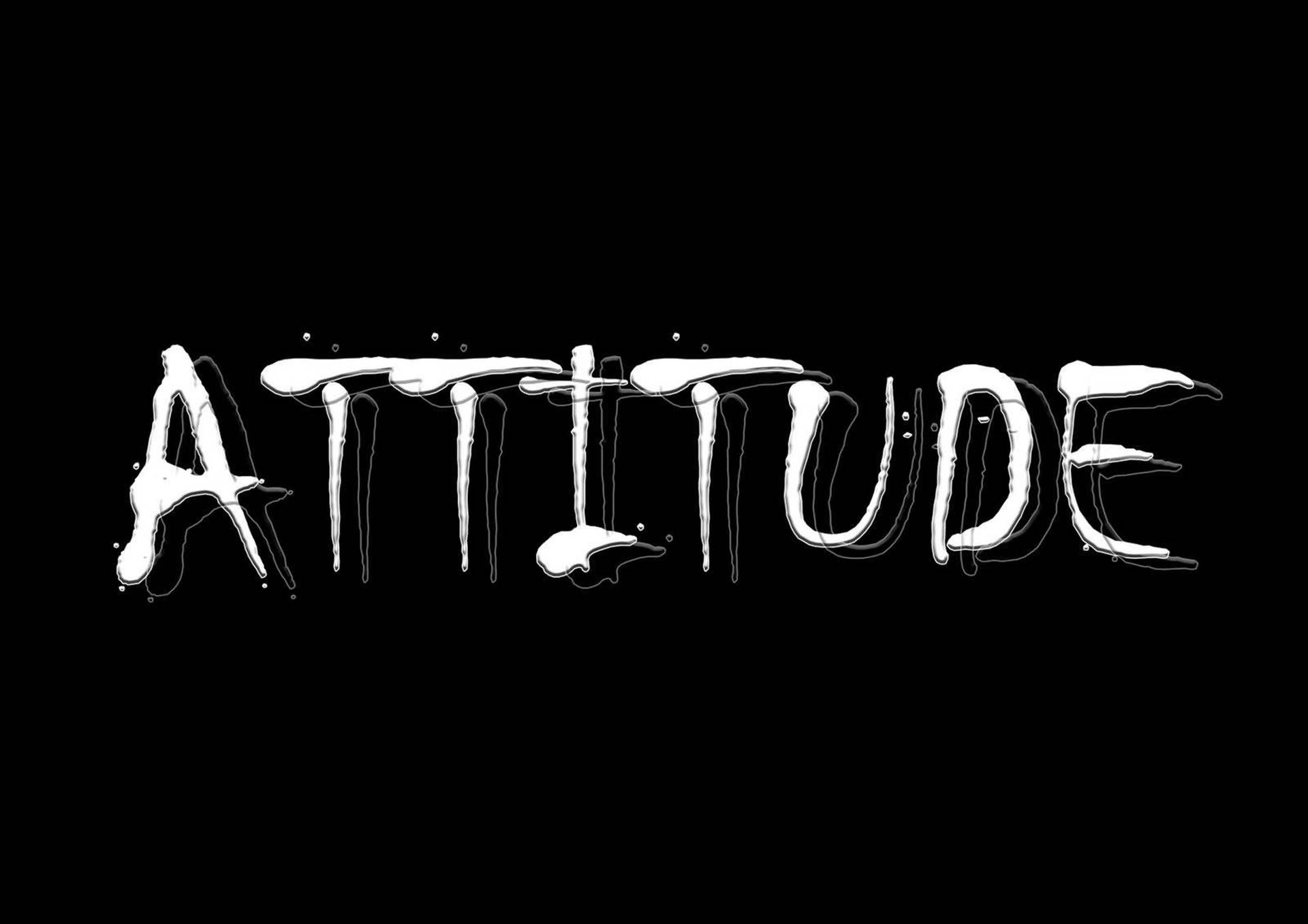 Skrevet Attitude 4k Tapet: Hold en uhøflig holdning med dette unikke 4k-tapet. Wallpaper