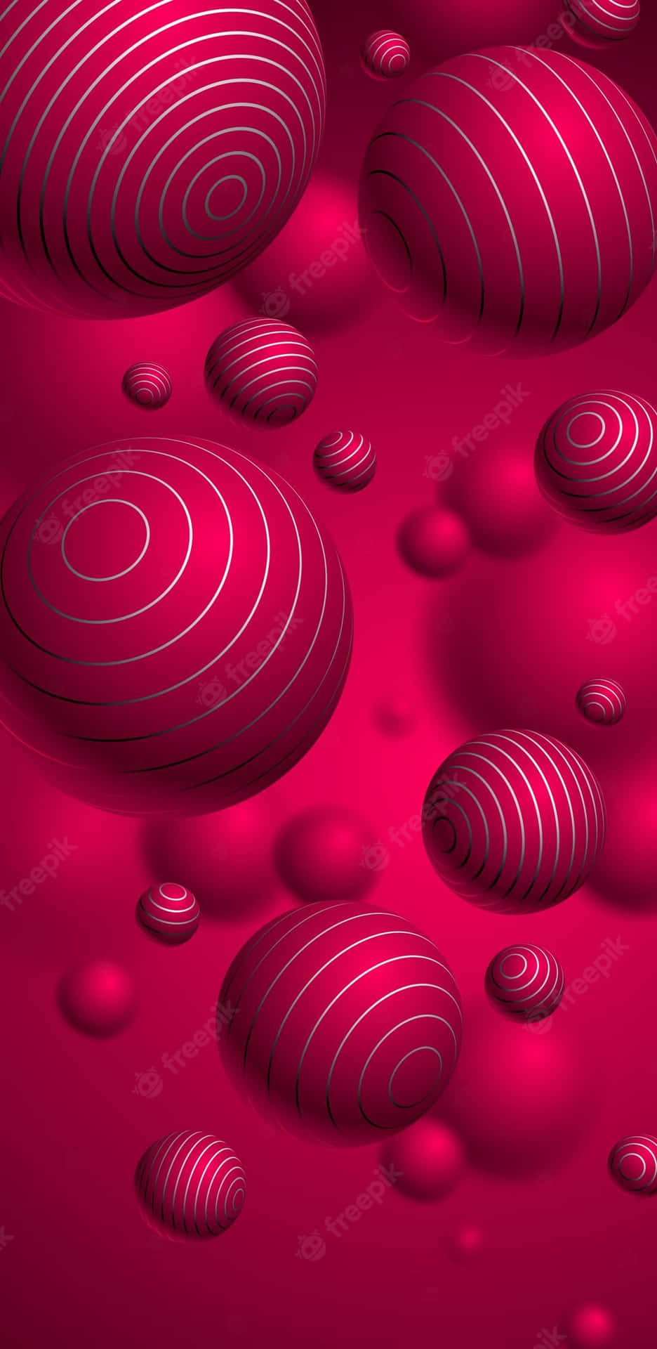 Handy Artist For Pink Balls Wallpaper