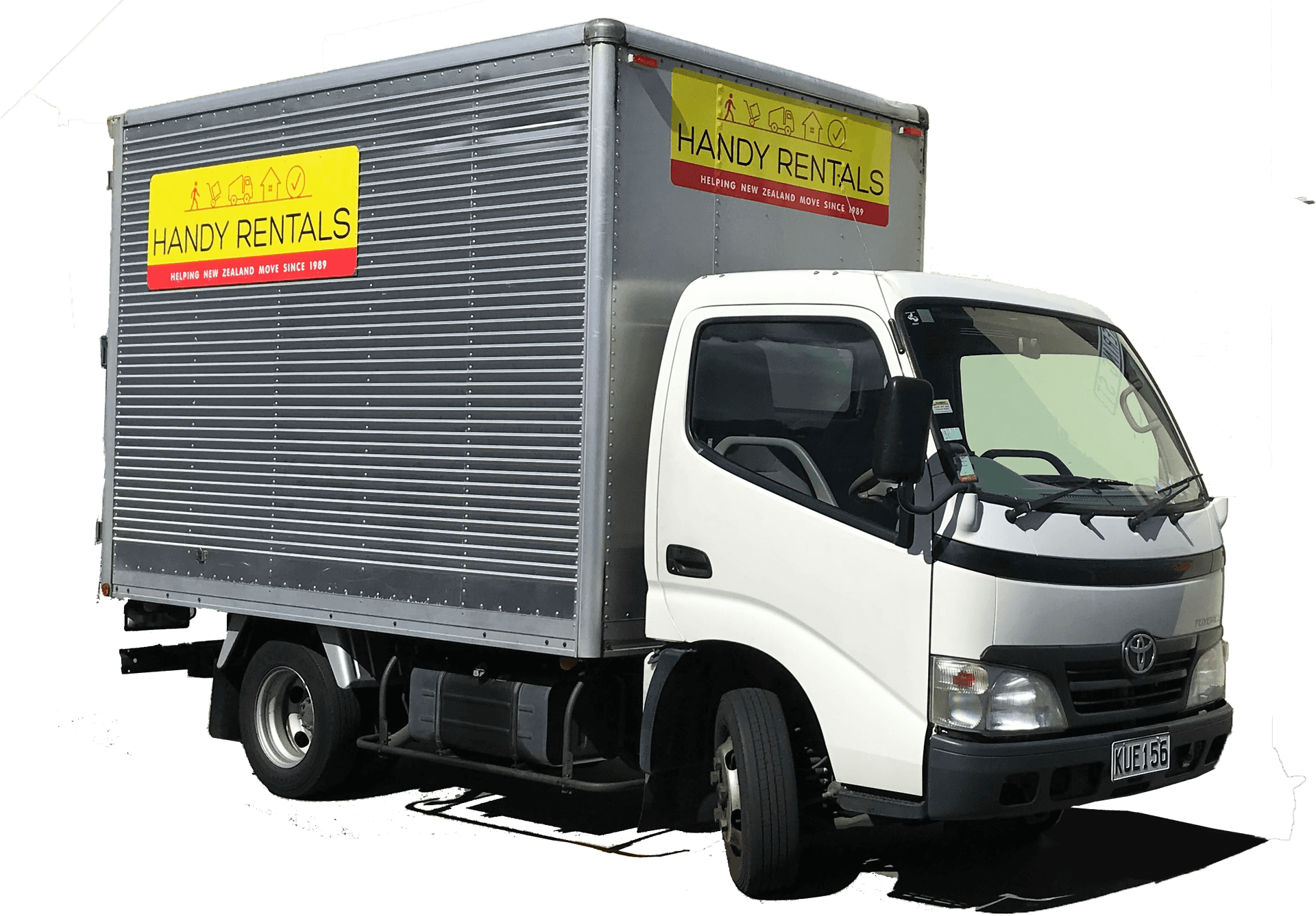 Handy Rentals Cargo Truck PNG