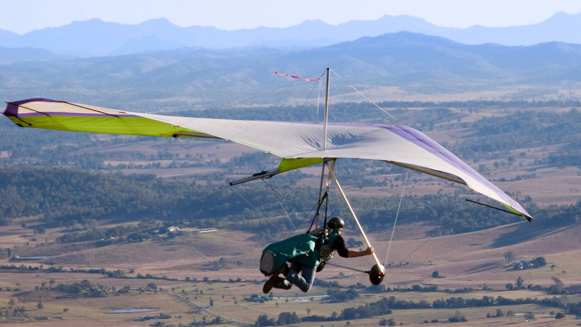 Hang Gliding Extreme Adventure Mountaintop Australia Wallpaper