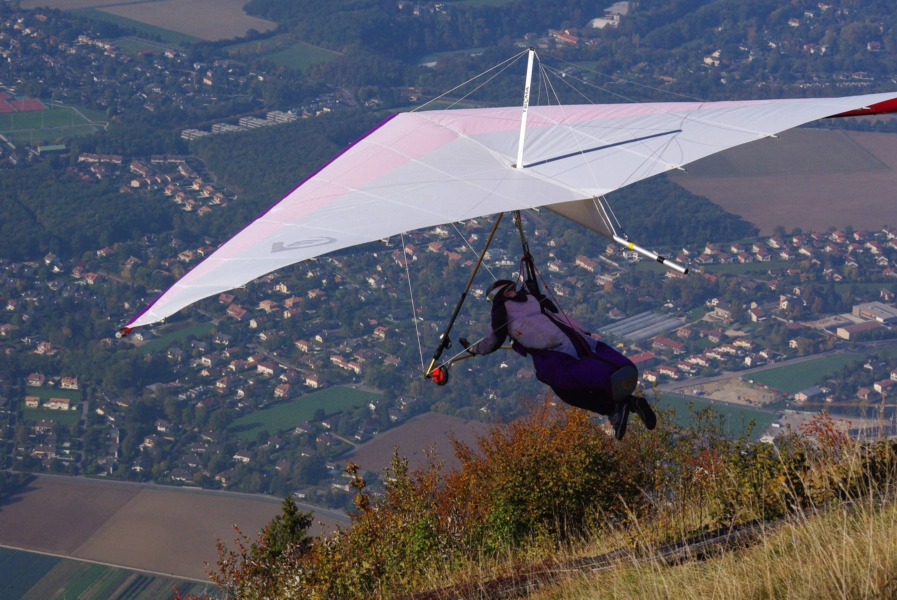 Hang Gliding Launch Salève France Wallpaper