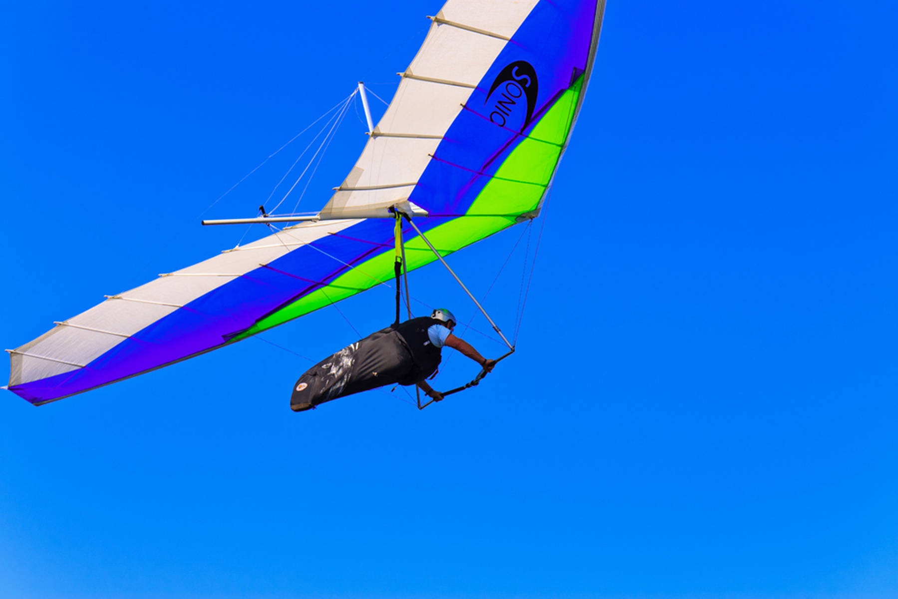 Hang Gliding Summer Sport Blue Sky Wallpaper