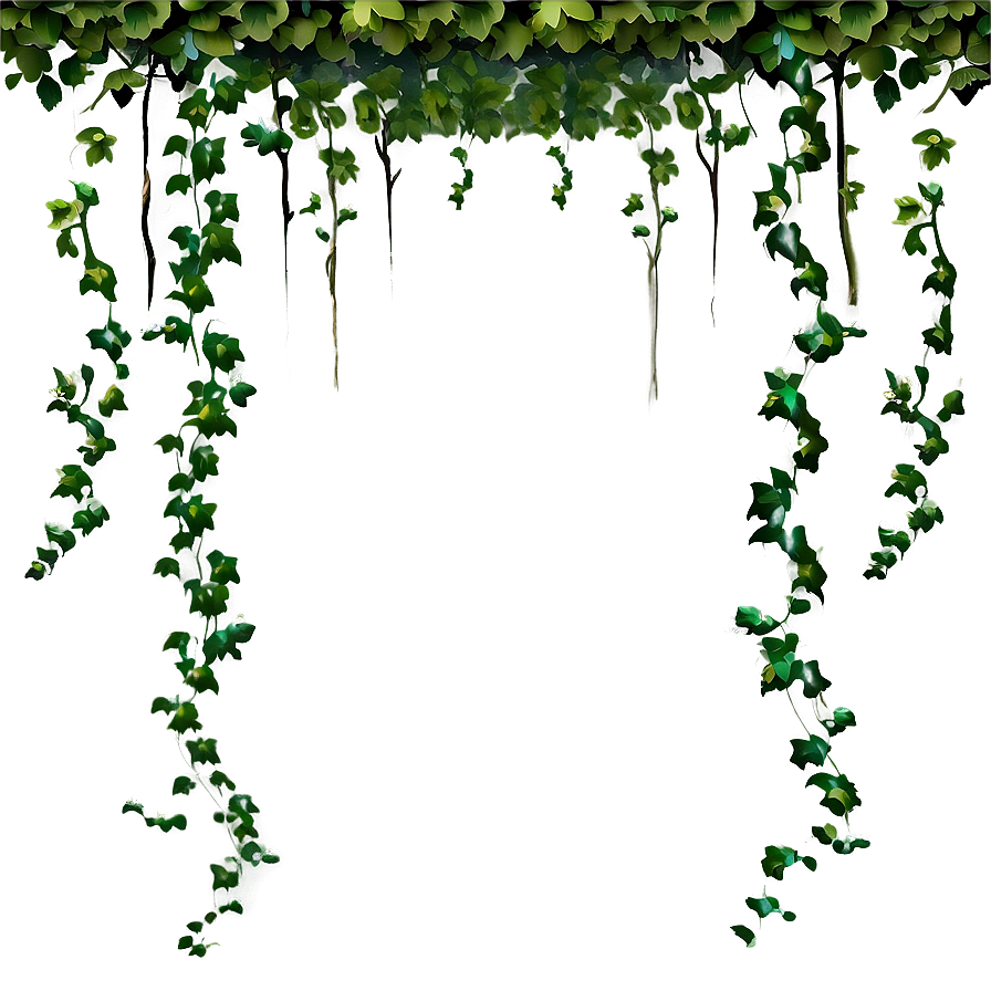 Hanging Green Vines PNG