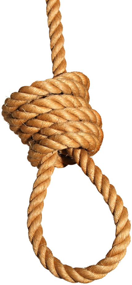 Hanging Noose Rope Knot PNG