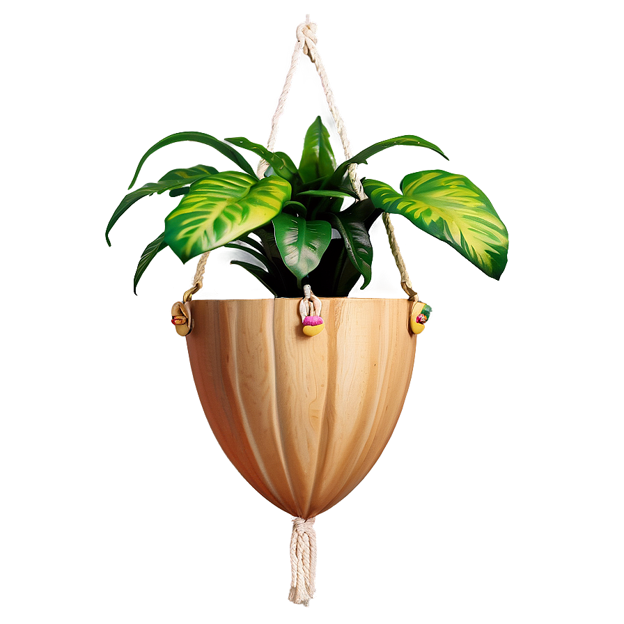 Hanging Plant Decor Png 05252024 PNG