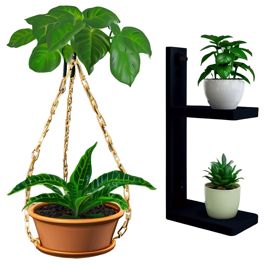 Hanging Plant Shelf Png 70 PNG