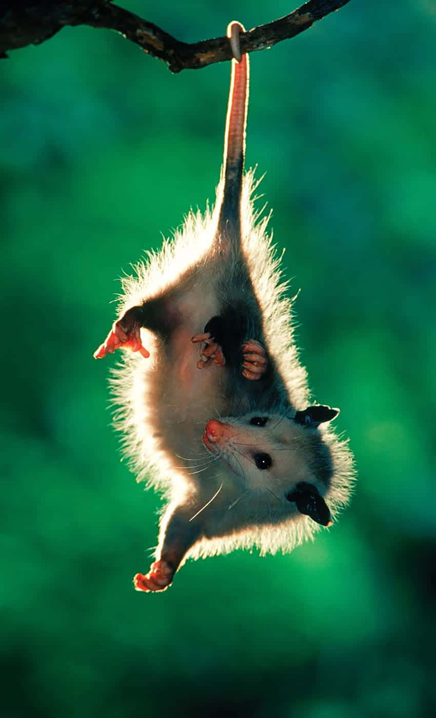 Possum Menggantung Di Alam Wallpaper