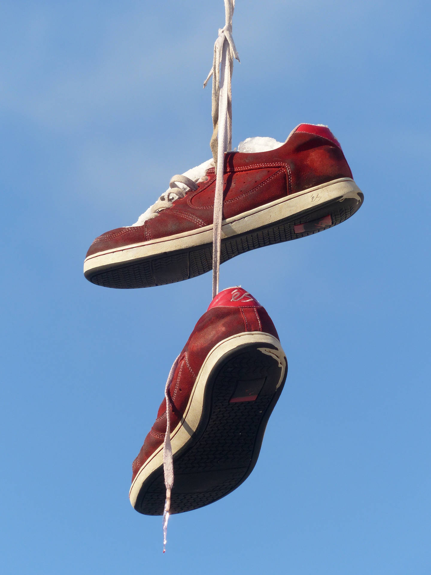Pendel røde sko Wallpaper