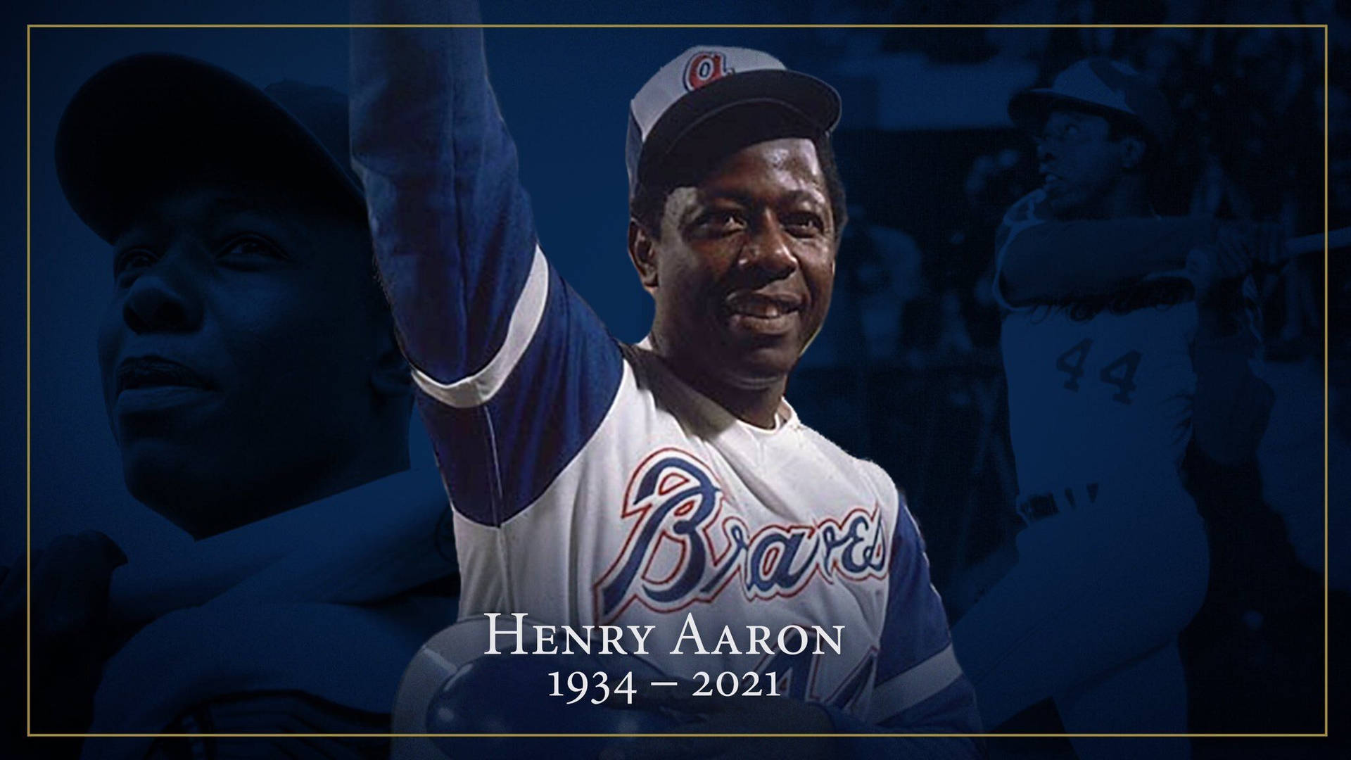 Hank Aaron Baseball Tribute Wallpaper