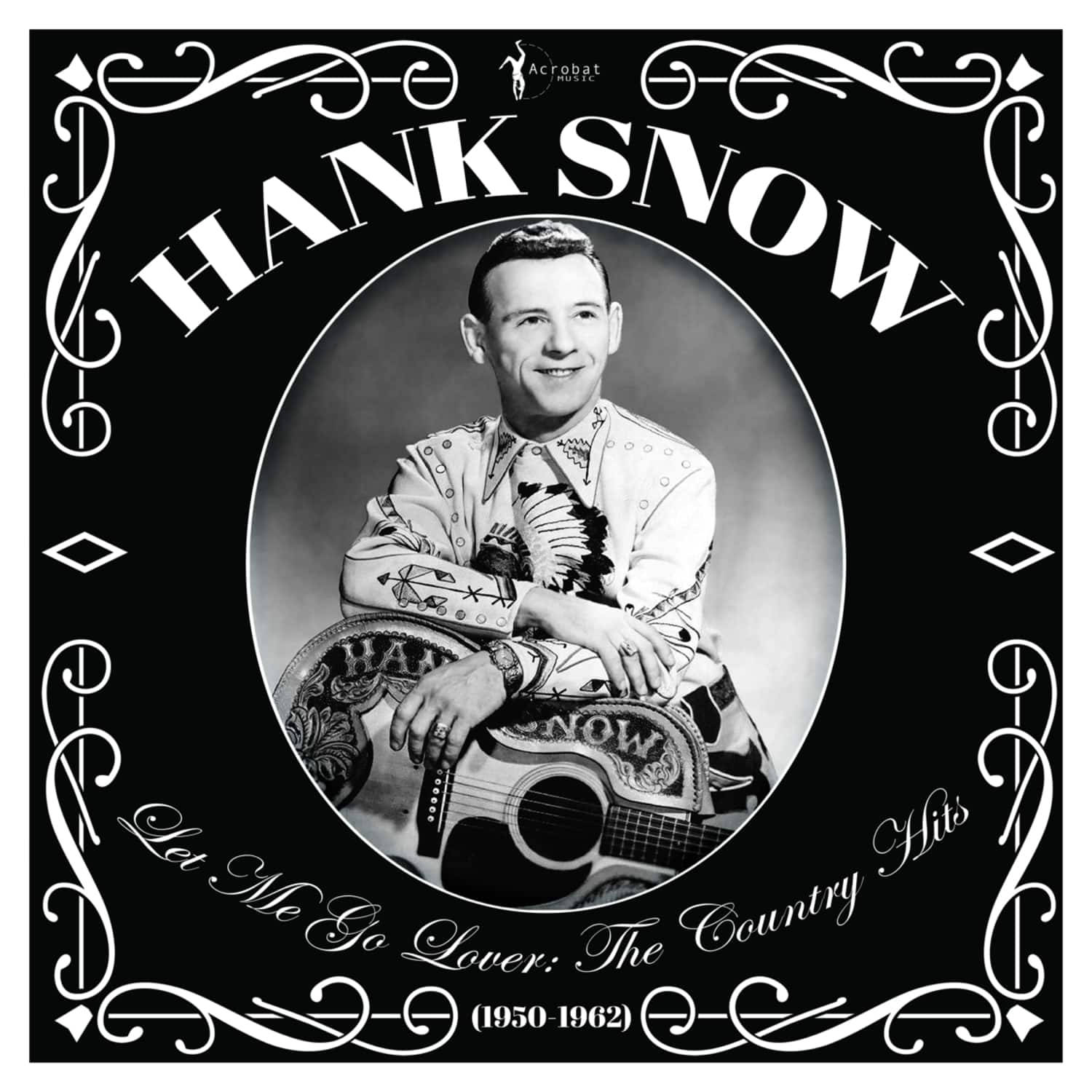 The Legendary Hank Snow Commemorative Hits Album Cover Wallpaper