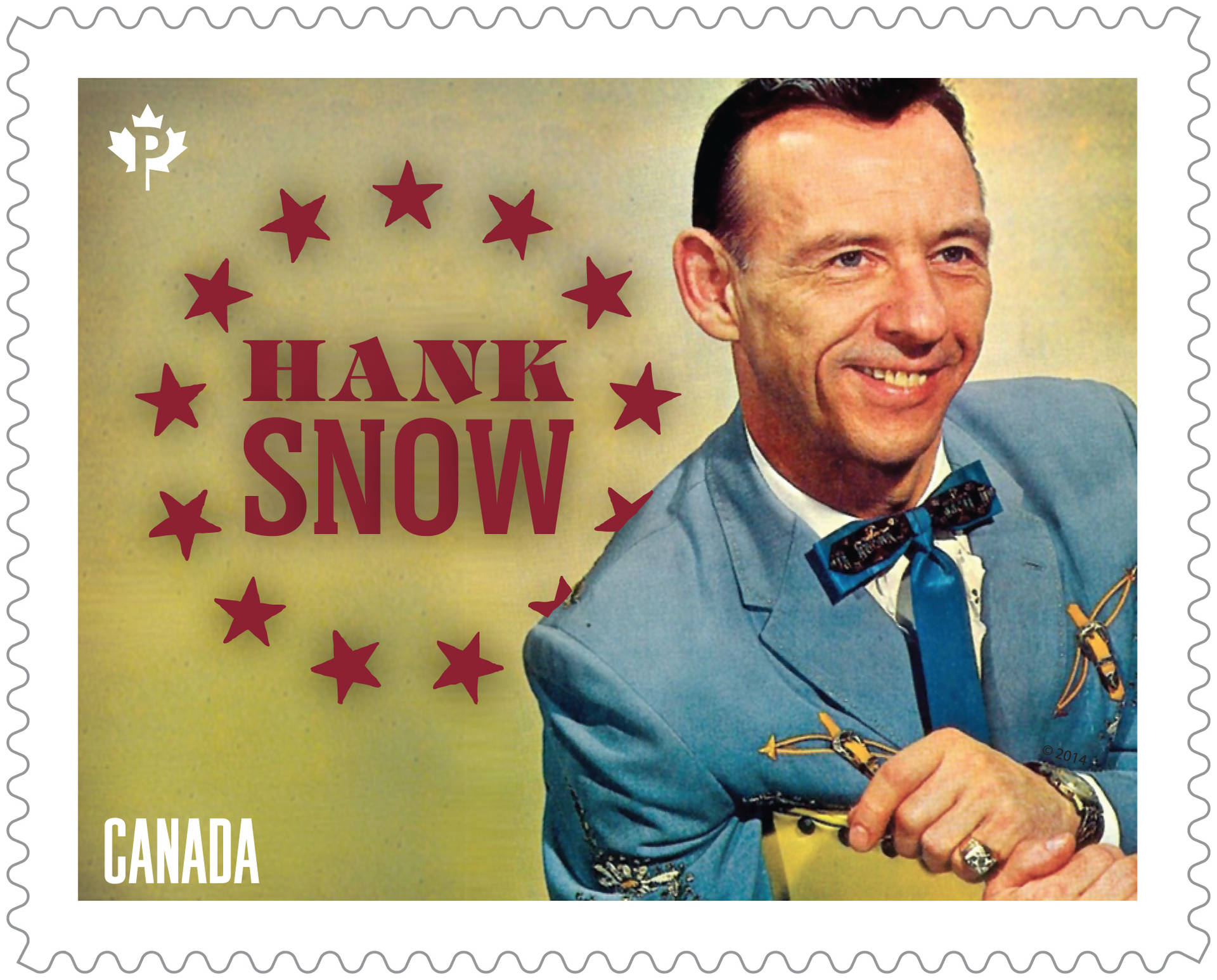 Hank Snow Letter Commemorative Stamp Wallpaper