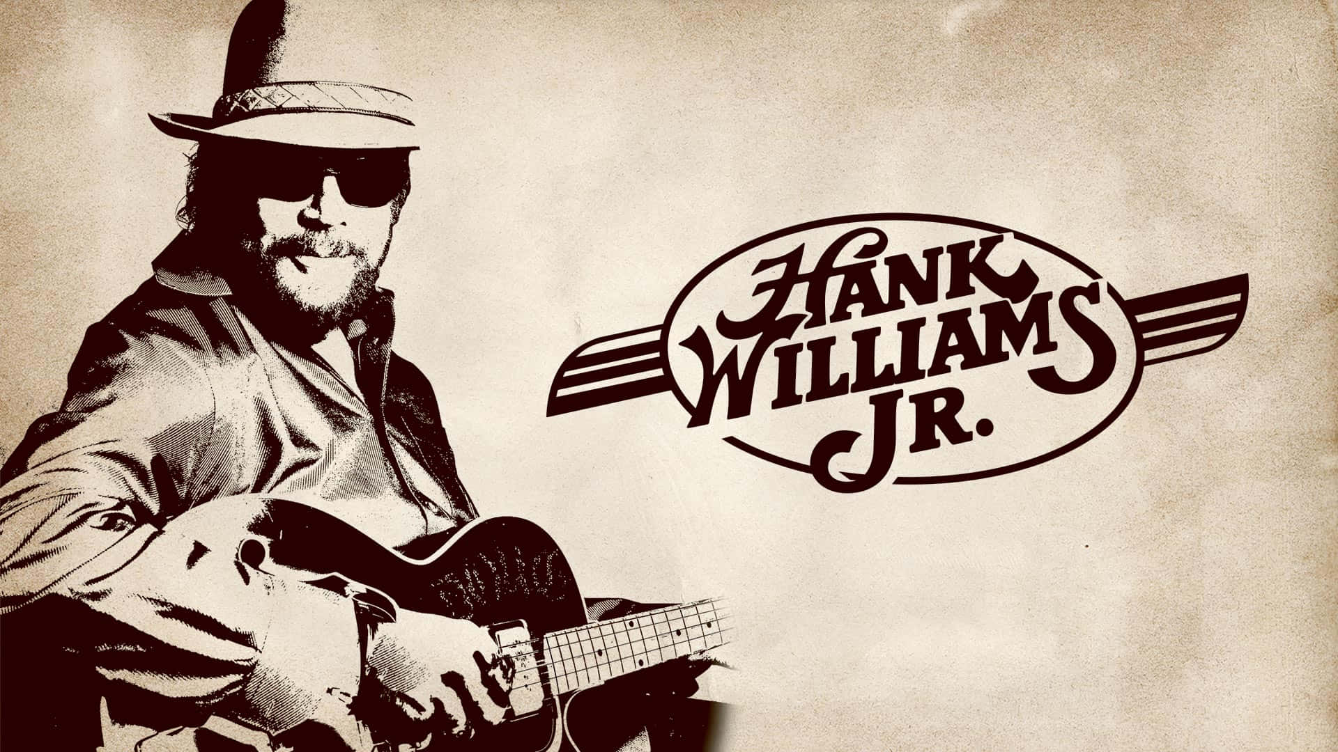 Den legendariske Hank Williams Jr. Wallpaper