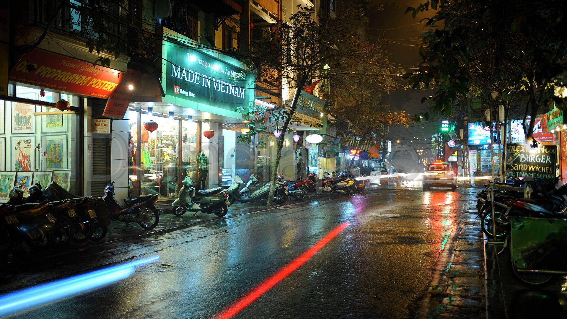 "Tranquil Street Corner in Hanoi, Vietnam" Wallpaper