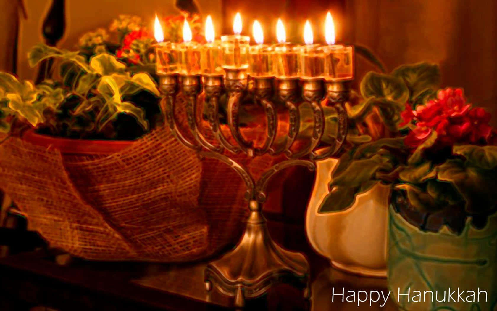 Fejrhanukkah Med Kærlighed Og Lys!