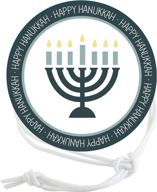 Download Hanukkah Menorah Celebration Tag