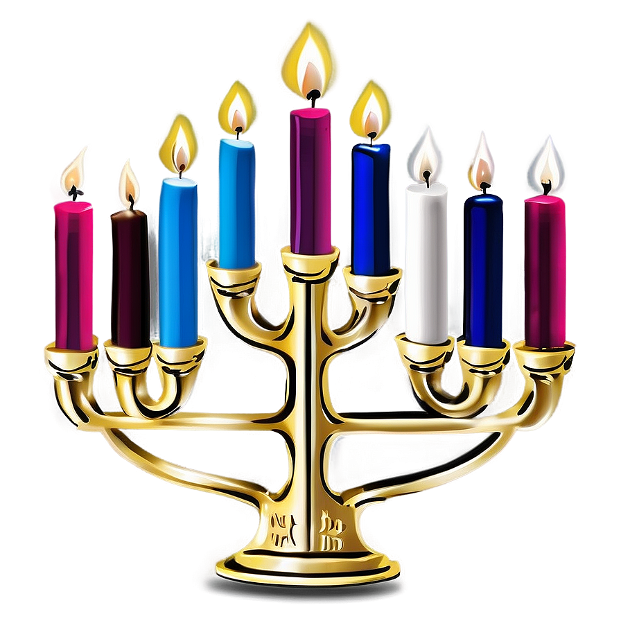 Hanukkah Menorah Png 05062024 PNG