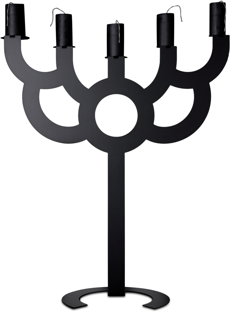 Hanukkah Menorah Silhouette PNG