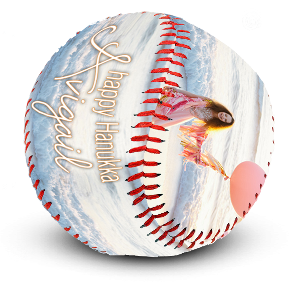 Hanukkah Themed Baseballwith Angel PNG