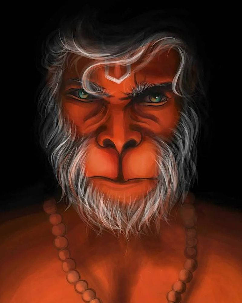 Hanuman Art Close-up