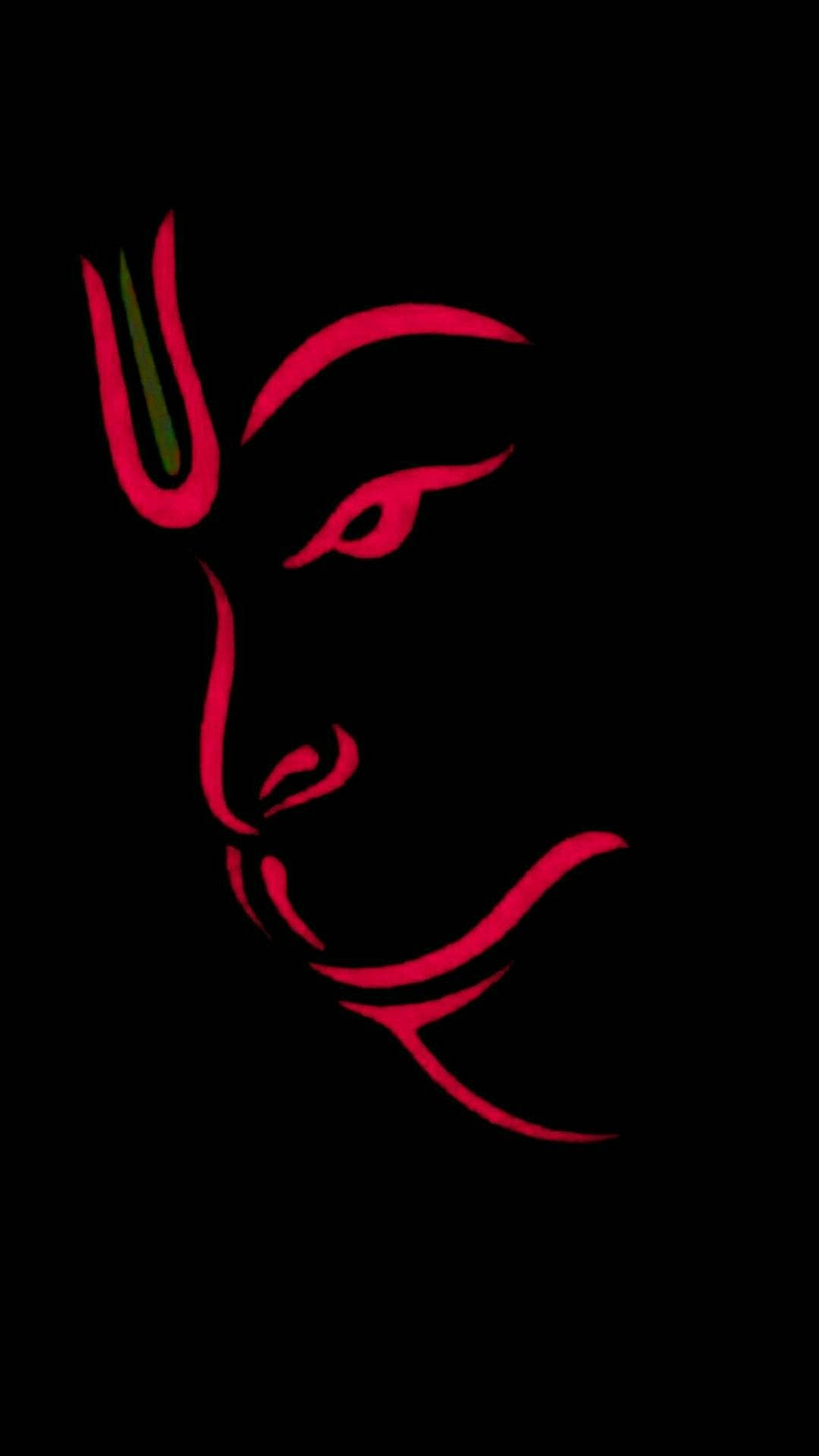 Hanuman In Red 4k Hd