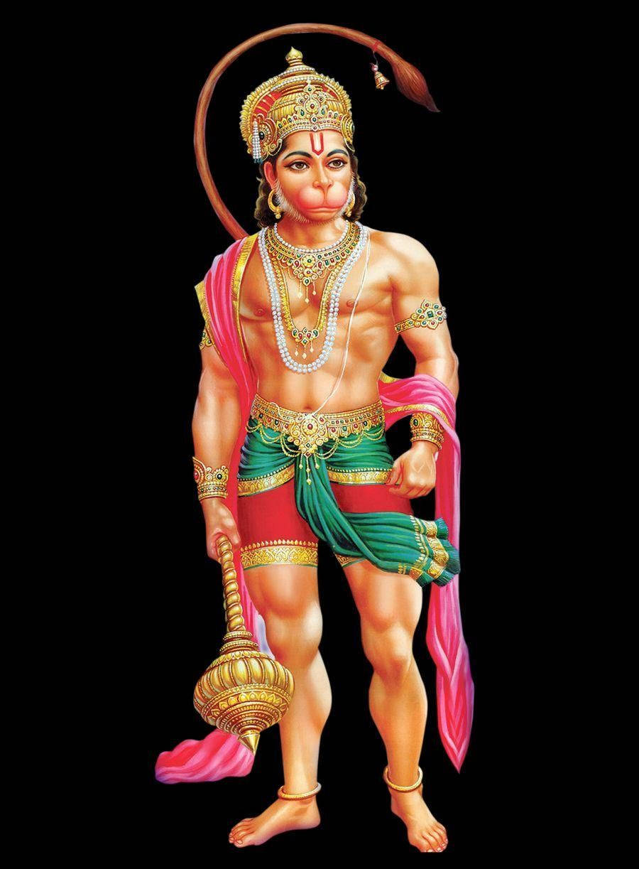 Hanuman Ji Hd Standing Wallpaper