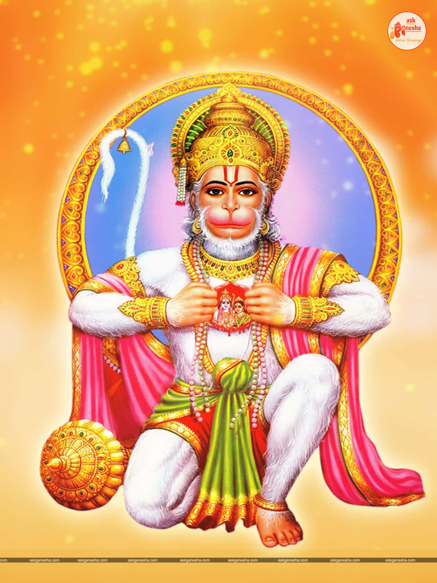 Lord Hanuman, the loyal devotee of Lord Rama