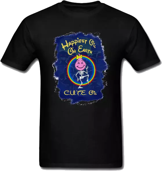 Happiest Girl On Earth T Shirt Design PNG