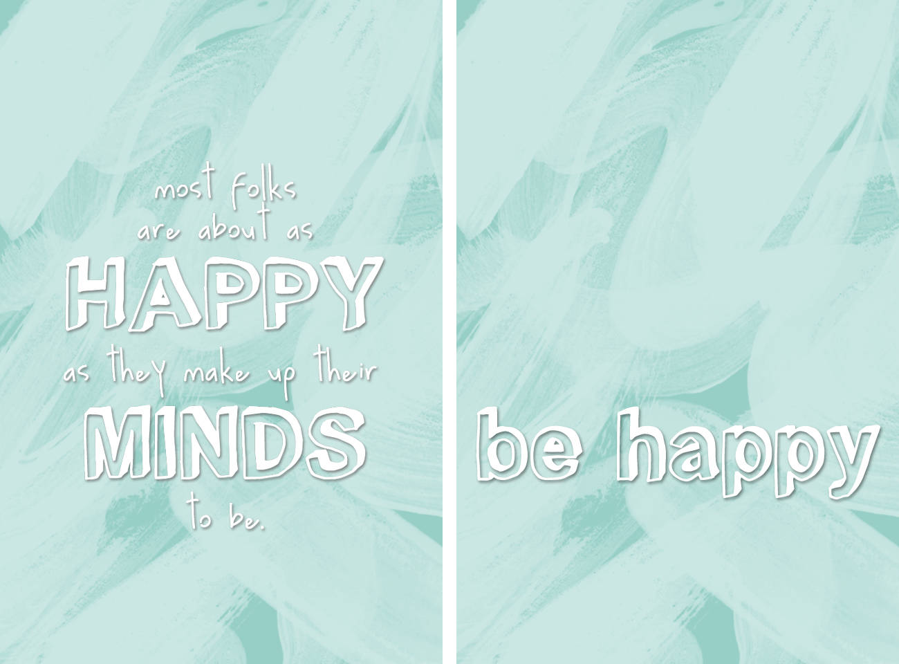 Happiness Cute Positive Quotes Wallpaper