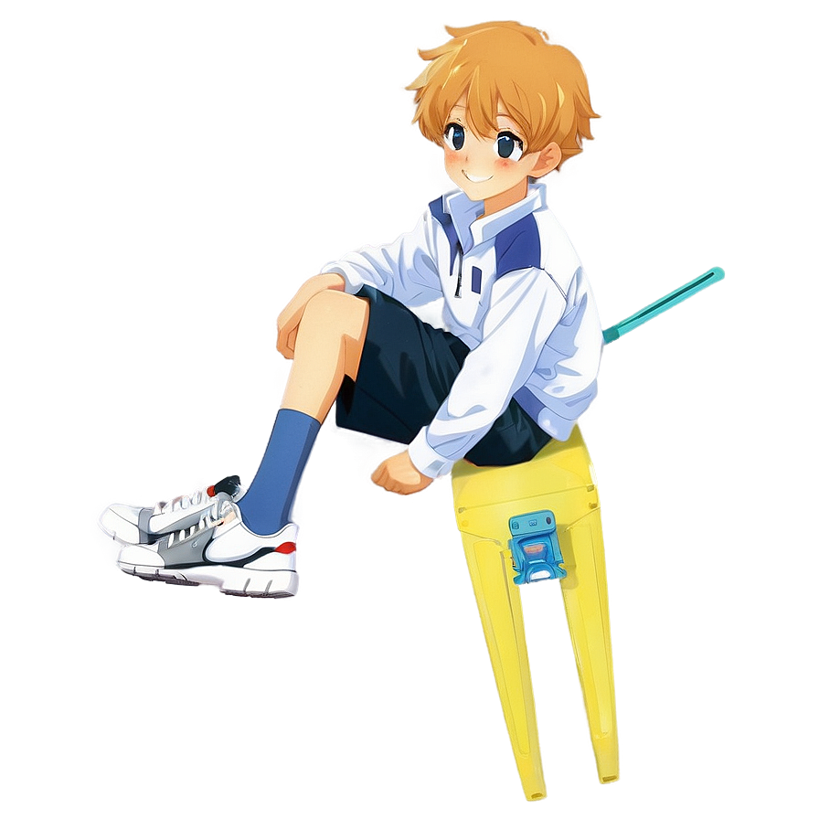 Happy Anime Boy Png Ymh39 PNG