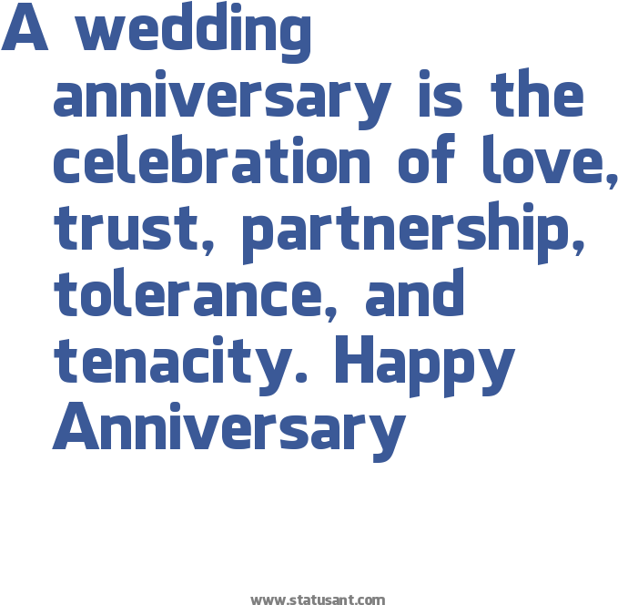 Happy Anniversary Celebration Quote PNG