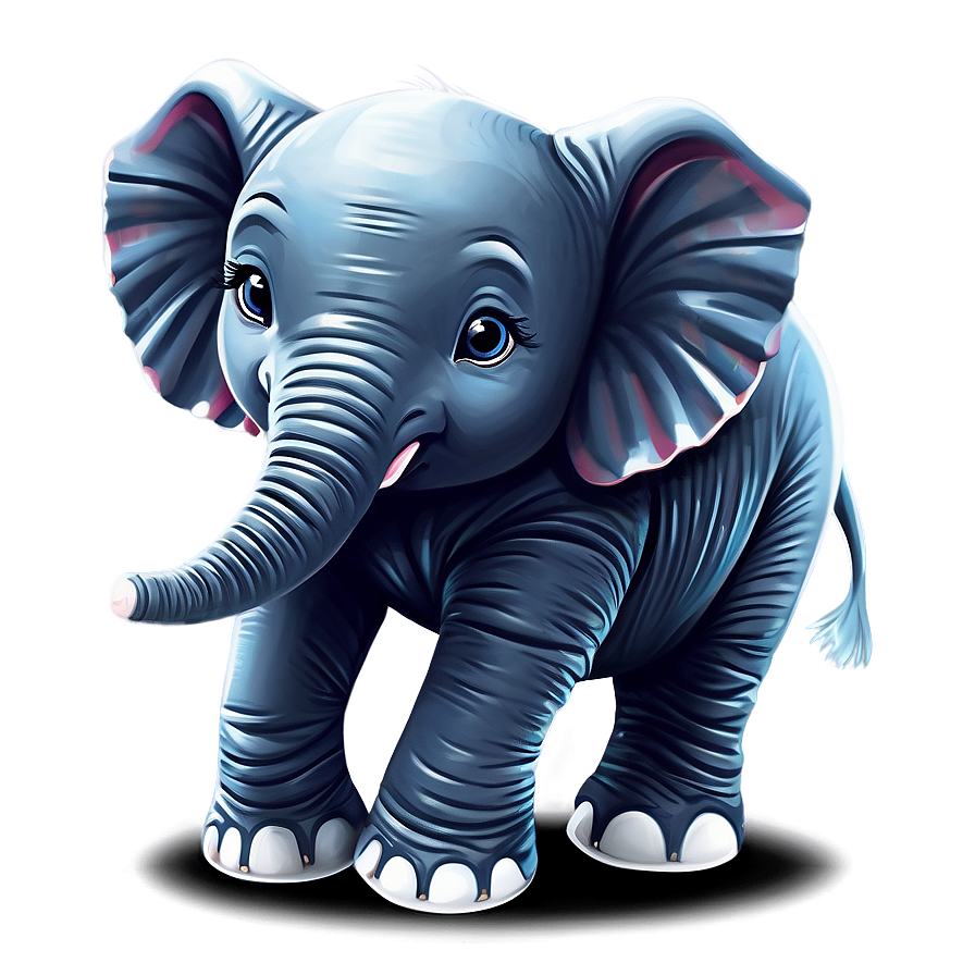 Happy Baby Elephant Design Png Hge99 PNG