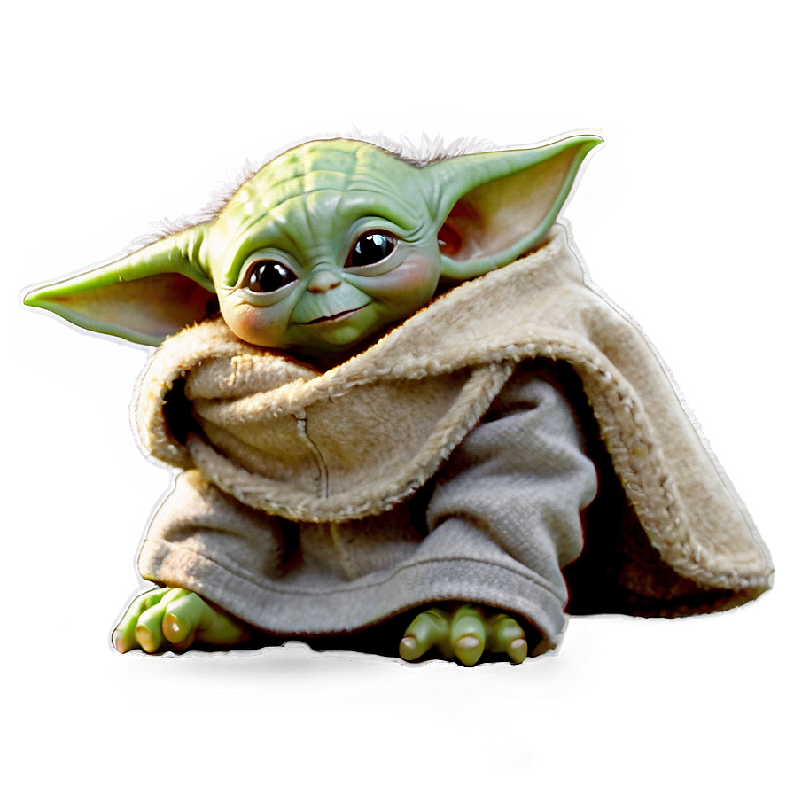 Download Happy Baby Yoda Png 81 | Wallpapers.com