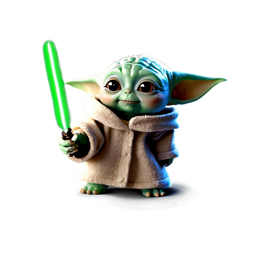 Download Happy Baby Yoda Png Bgb26 | Wallpapers.com