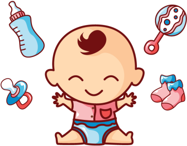 Happy Babyand Accessories PNG