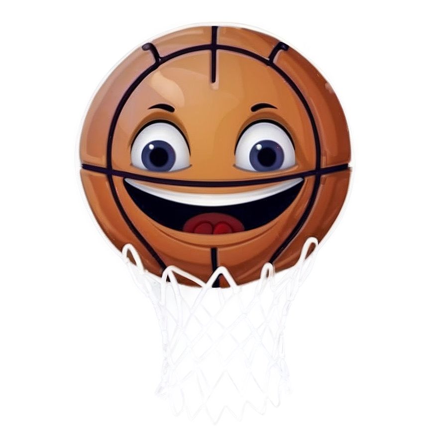 Happy Basketball Cartoon Png Mug49 PNG