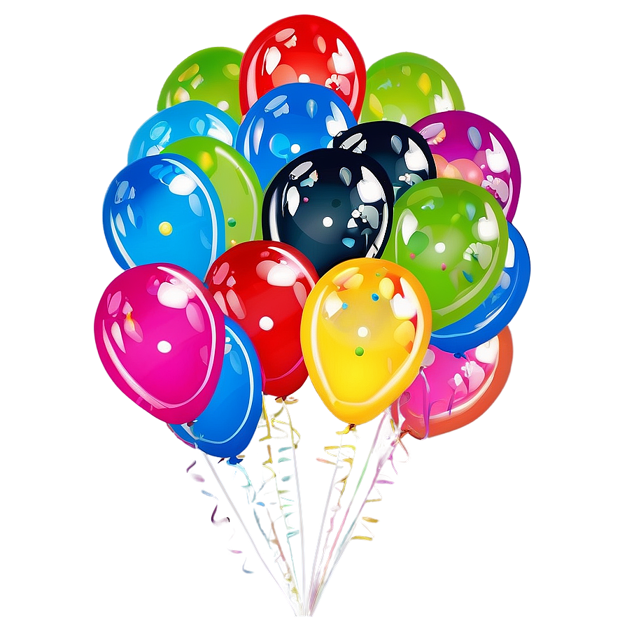 Happy Birthday Balloon Bouquet Png 84 PNG